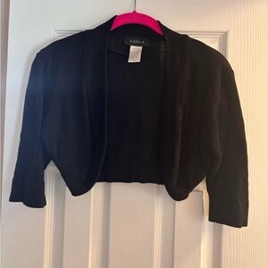 B Darlin Elegant Black Shrug